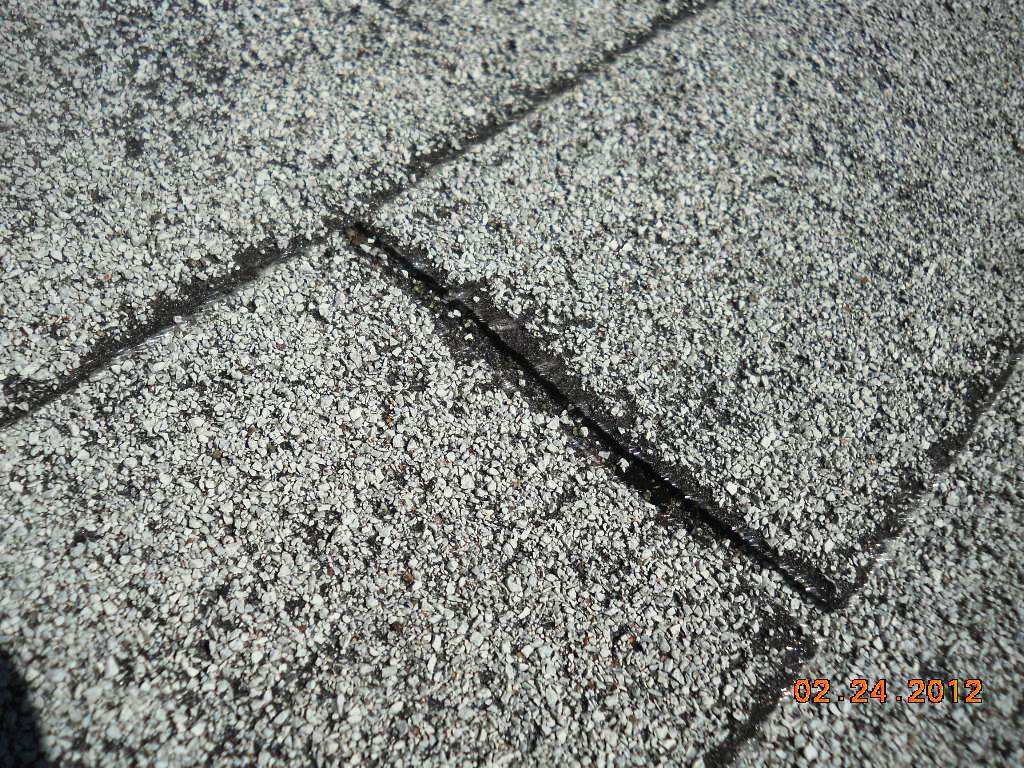 granule loss in roofing shingle