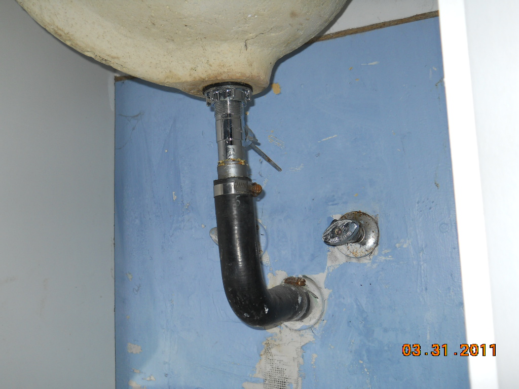 home inspector in san diego - interesting sink plumbing