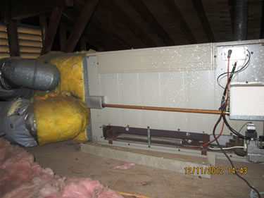 Furnace by Consolidated Industries in a San Diego home consolidated furnace recall