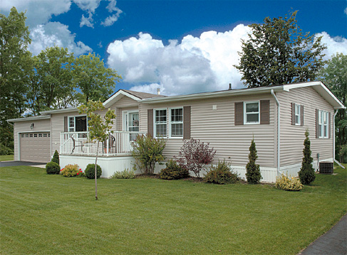 a maunfactured home ready for a foundation inspection