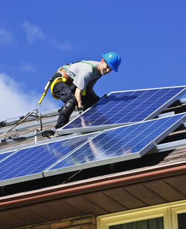 solar panel installation